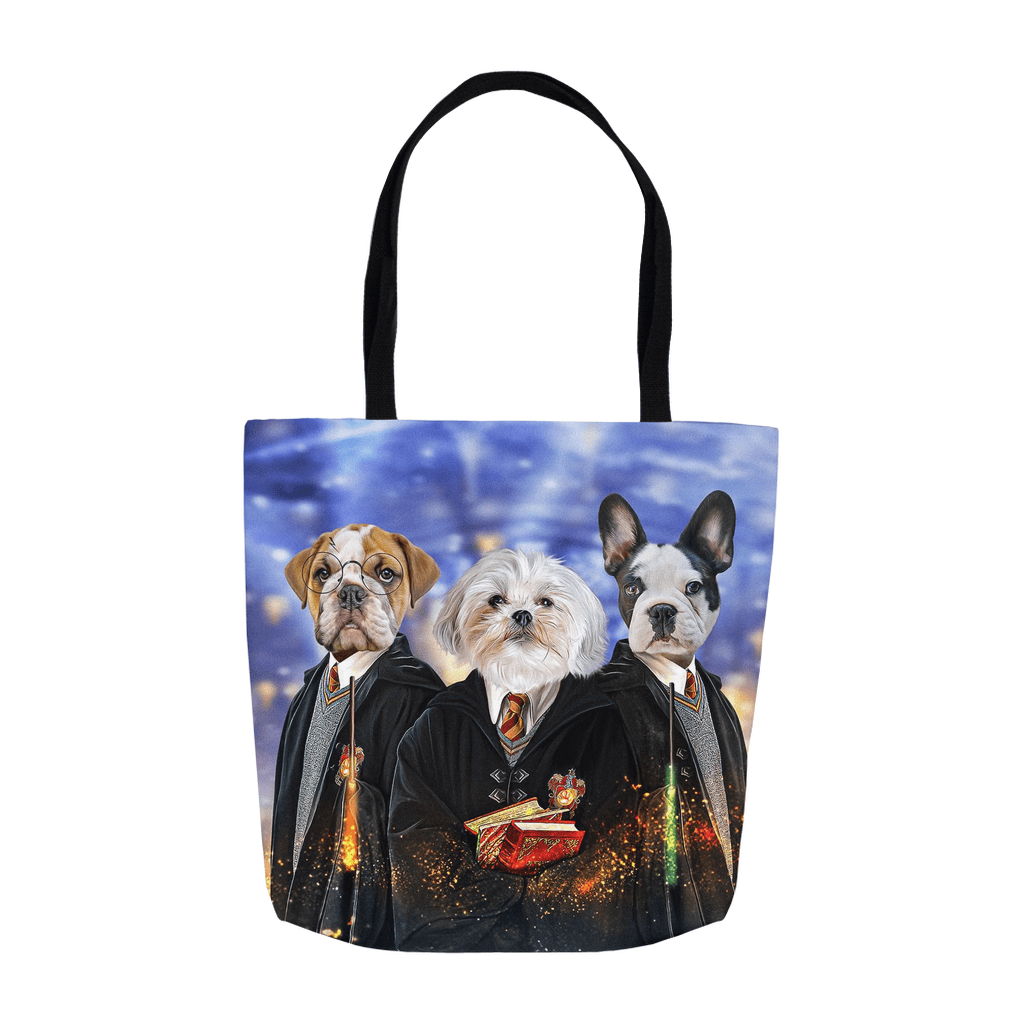 Bolsa Tote Personalizada para 3 Mascotas &#39;Harry Doggers&#39;