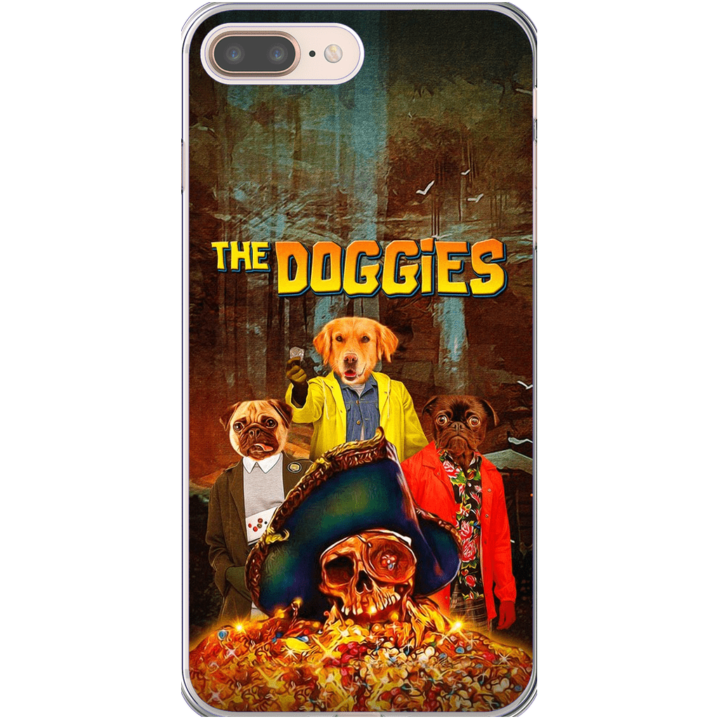 &#39;The Doggies&#39; Funda personalizada para teléfono con 3 mascotas