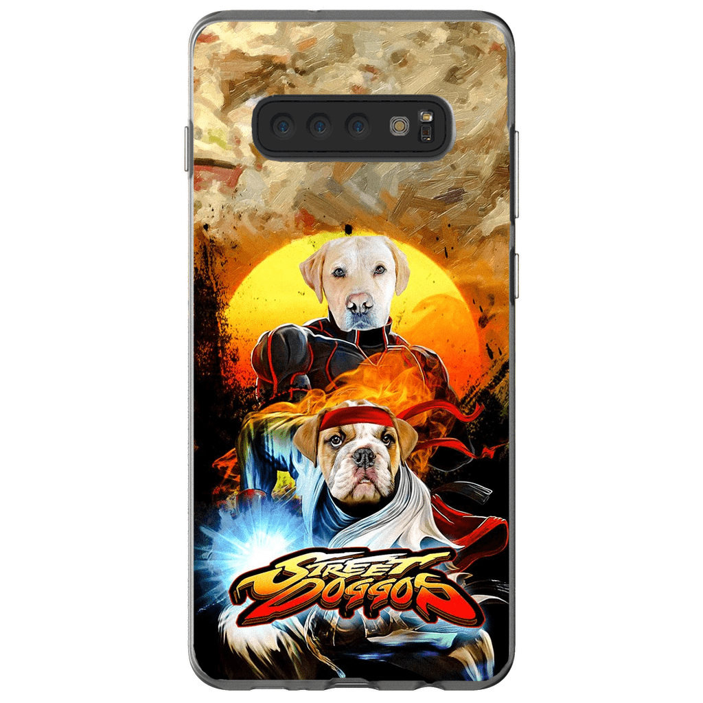 Funda personalizada para teléfono con 2 mascotas &#39;Street Doggos&#39;