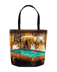 Bolsa de mano personalizada para 4 mascotas 'The Pool Players'