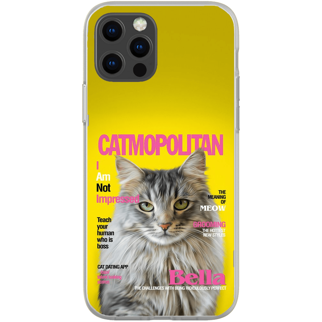 Funda para móvil personalizada &#39;Catmopolitan&#39;