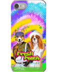 Funda personalizada para teléfono con 2 mascotas 'The Fresh Pooch'