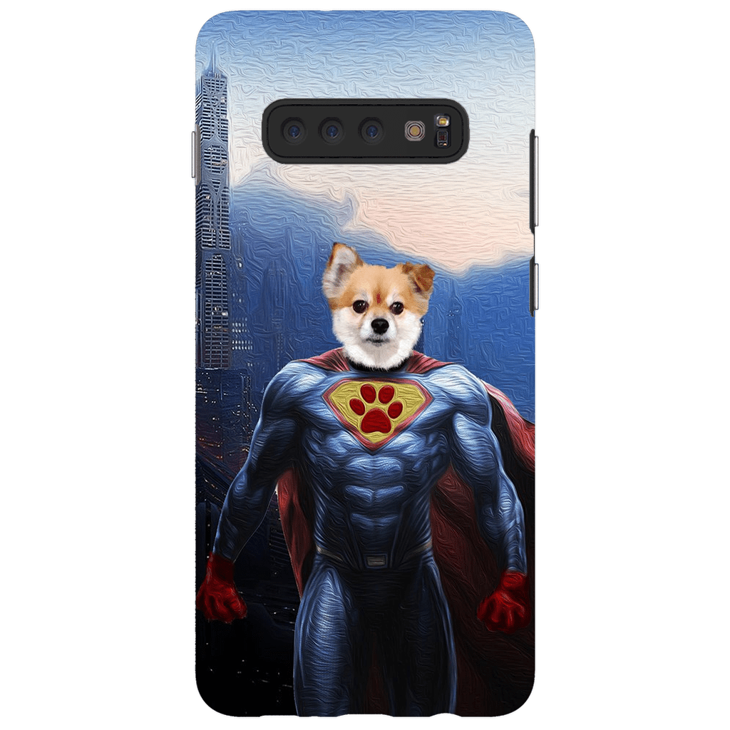 Funda personalizada para teléfono con mascota &#39;Super Dog&#39;