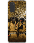 Funda para móvil personalizada con 2 mascotas 'Dog Busters'