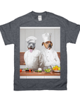 Camiseta personalizada para 2 mascotas 'The Chefs'