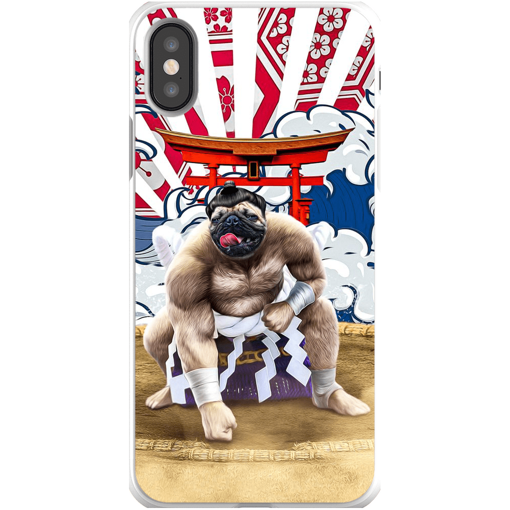 Funda para móvil personalizada &#39;El luchador de sumo&#39;