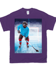 Camiseta personalizada para mascotas 'El jugador de hockey'