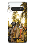 Funda personalizada para teléfono con 2 mascotas 'The Hunters'