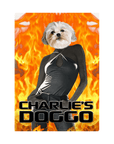 Lienzo personalizado para mascotas 'Charlie's Doggo'