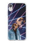 Funda personalizada para teléfono con mascota '1980s Lazer Portrait'