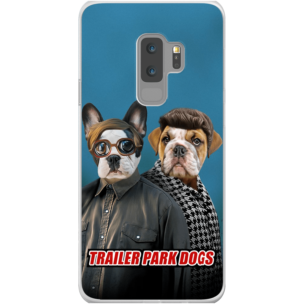 &#39;Trailer Park Dogs 2&#39; Funda personalizada para teléfono con 2 mascotas