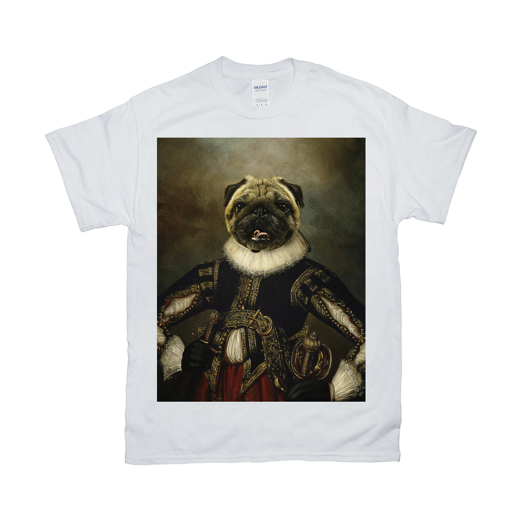 Camiseta personalizada para mascota &#39;William Dogspeare&#39;