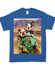 Camiseta personalizada con 2 mascotas 'Kawadawgi Riders'