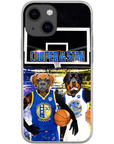 Funda personalizada para teléfono con 2 mascotas 'Golden State Doggos'