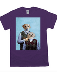 Camiseta personalizada para 2 mascotas 'Step Doggos' 