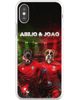 'Portugal Doggos' Funda personalizada para teléfono con 2 mascotas