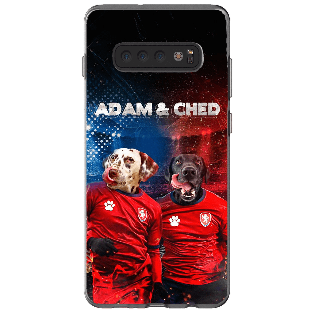 Funda personalizada para teléfono con 2 mascotas &#39;Czech Doggos&#39;