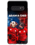 Funda personalizada para teléfono con 2 mascotas 'Czech Doggos'