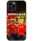 'Spain Doggos' Funda personalizada para teléfono con 2 mascotas