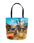 Bolsa de mano personalizada para 4 mascotas 'Harley Wooferson'