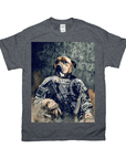 Camiseta personalizada para mascotas 'The Army Veteran'