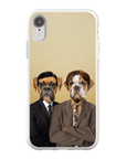 'The Woofice' Funda personalizada para teléfono con 2 mascotas