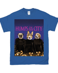 Camiseta personalizada con 3 mascotas 'Humps in the City'