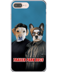 'Trailer Park Dogs 1' Funda personalizada para teléfono con 2 mascotas