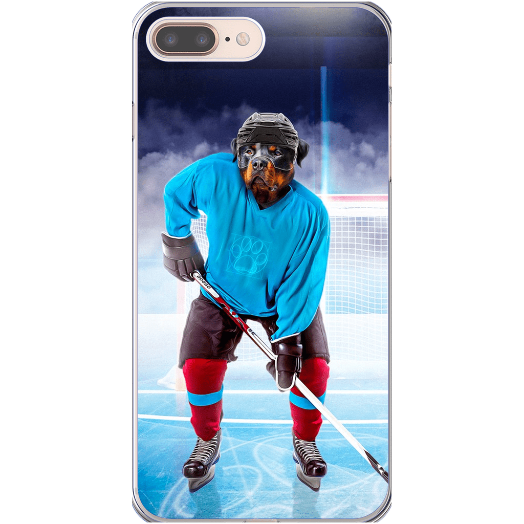 Funda para móvil personalizada &#39;El jugador de hockey&#39;