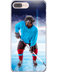 Funda para móvil personalizada 'El jugador de hockey'