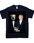 Camiseta personalizada para mascota/humano 'The Dogfather &amp; Dogmother' 