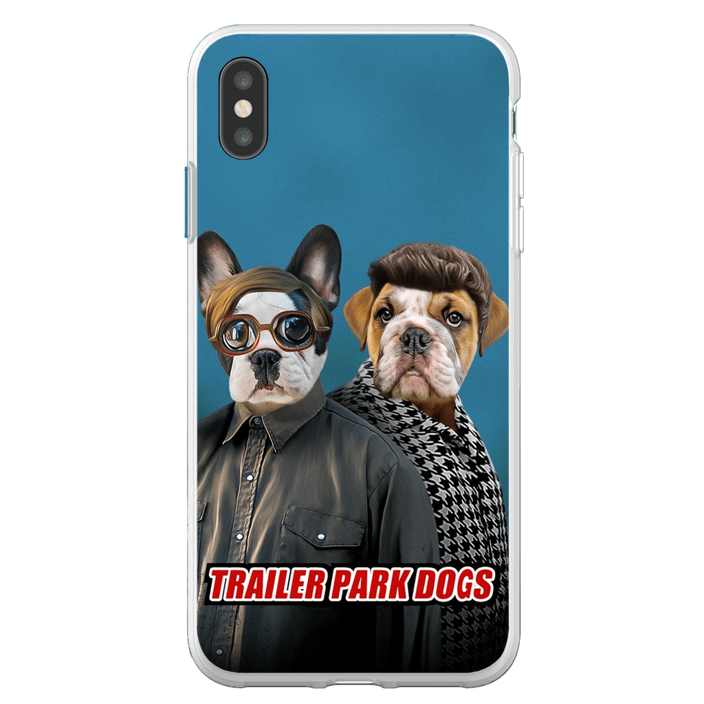 &#39;Trailer Park Dogs 2&#39; Funda personalizada para teléfono con 2 mascotas