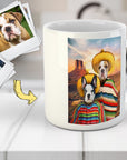 Taza personalizada para 2 mascotas '2 Amigos'