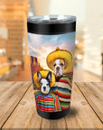 Vaso personalizado para 2 mascotas '2 Amigos'