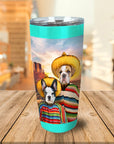 Vaso personalizado para 2 mascotas '2 Amigos'