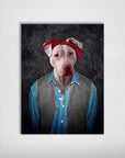 Póster Perro personalizado '2Pac Dogkur'