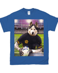 Camiseta personalizada para mascotas 'El jugador de rugby' 