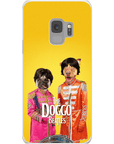 Funda personalizada para teléfono con 2 mascotas 'The Doggo Beatles'