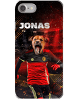 Funda para móvil personalizada 'Belgium Doggos Soccer'