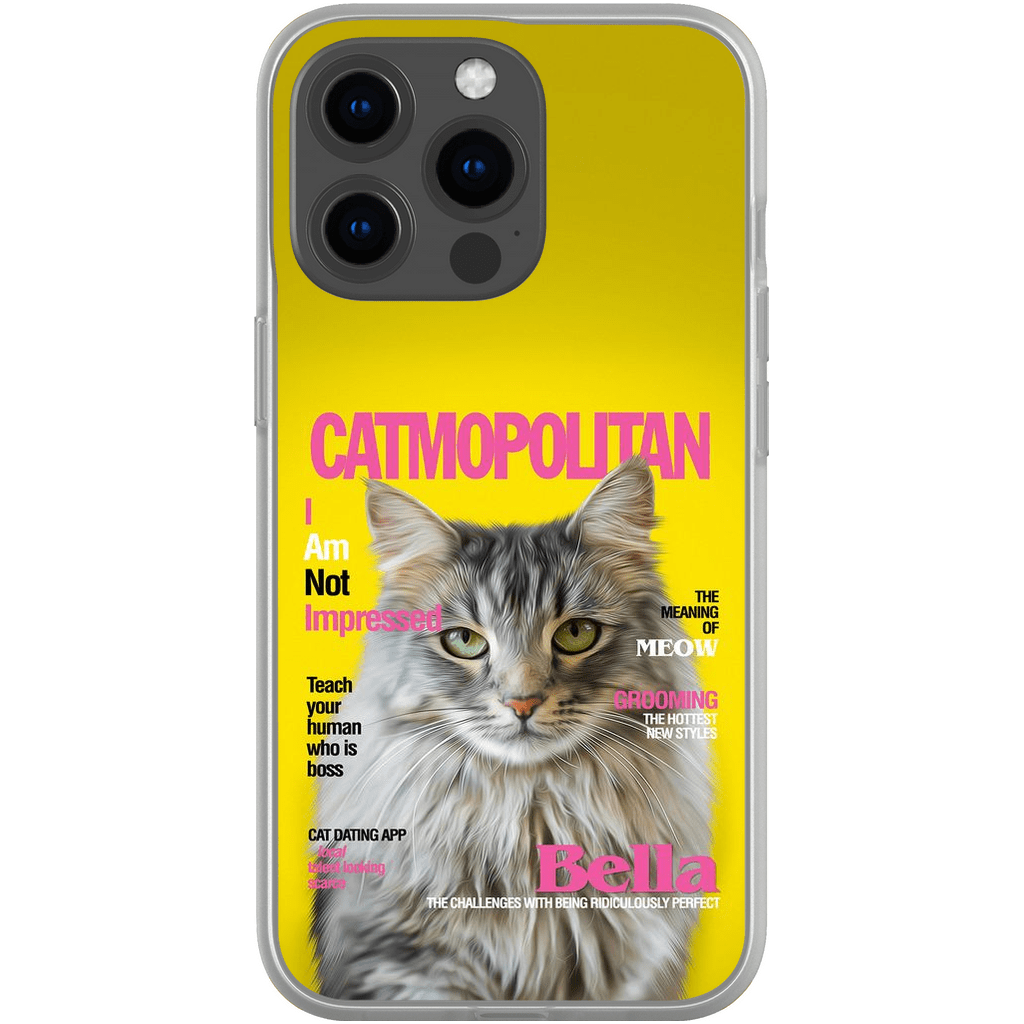 Funda para móvil personalizada &#39;Catmopolitan&#39;