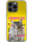 Funda para móvil personalizada 'Catmopolitan'