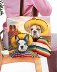 Bolsa de mano personalizada para 2 mascotas '2 Amigos'