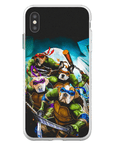 Funda personalizada para teléfono con 4 mascotas 'Teenage Mutant Ninja Doggos'