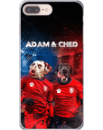 Funda personalizada para teléfono con 2 mascotas 'Czech Doggos'