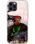 Funda para teléfono personalizada 'Rambo Doggo'