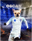 Puzzle personalizado para mascotas 'England Doggos Soccer'