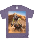 Camiseta personalizada para mascotas 'El piloto de motocross' 