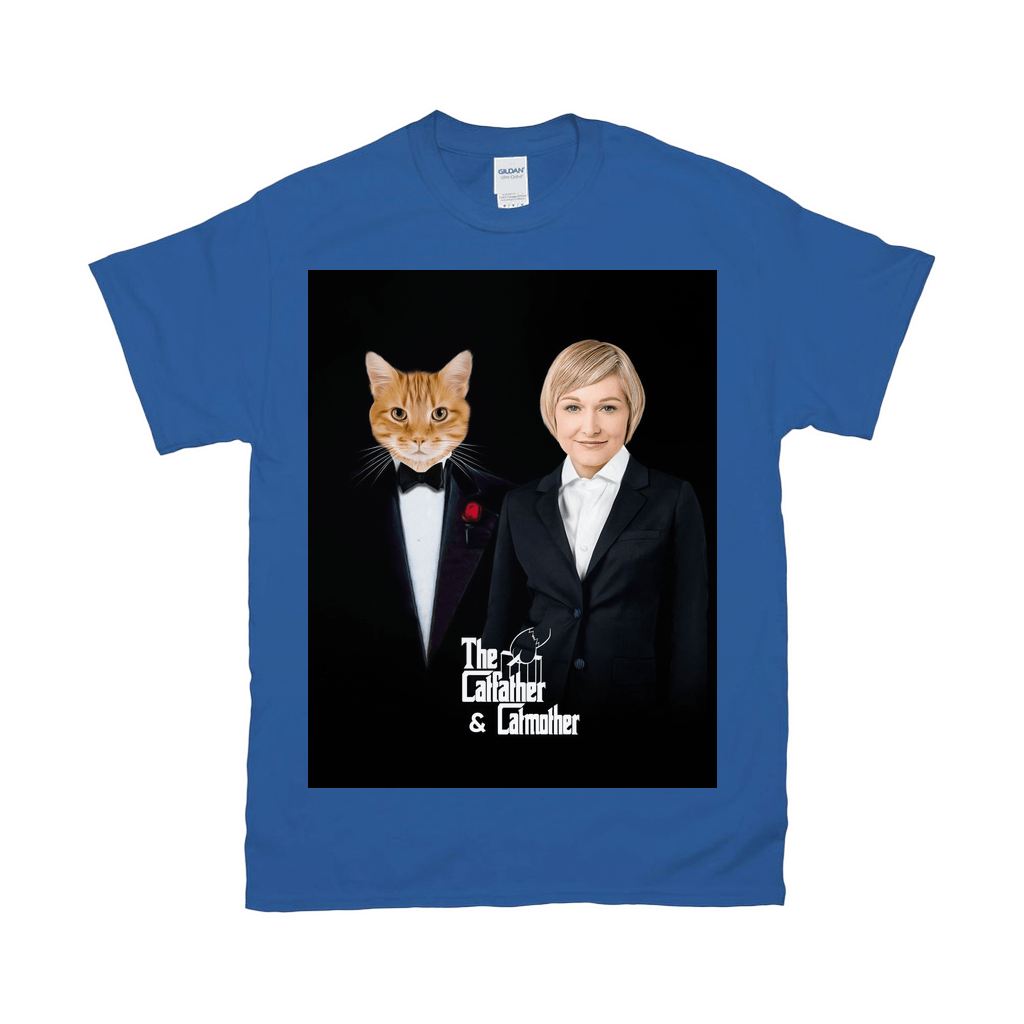 Camiseta personalizada &#39;El padre gato y la madre gato&#39;