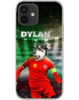 Funda para teléfono personalizada 'Wales Doggos Soccer'