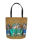 Bolsa Tote Personalizada para 4 Mascotas 'Los Golfistas'